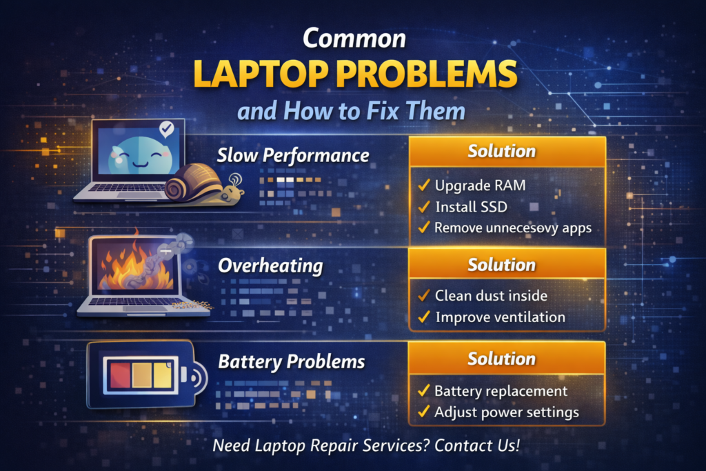 Common Laptop Problems and How to Fix Them
