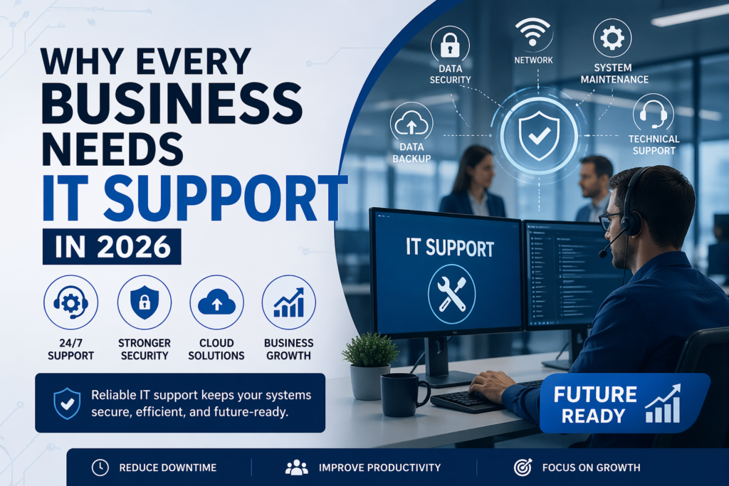 Why Every Business Needs IT Support in 2026