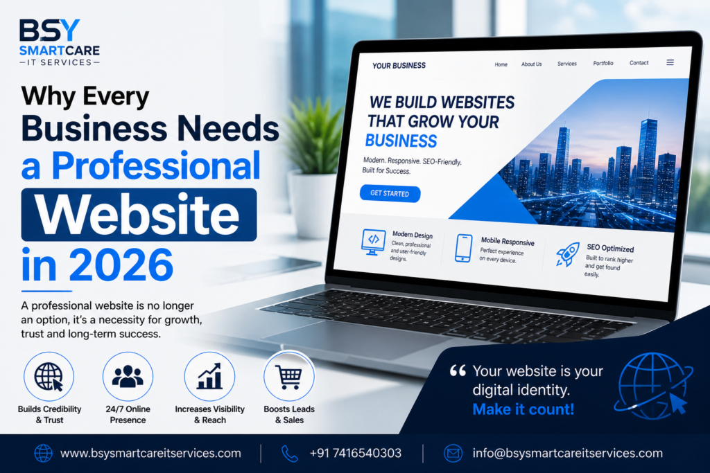 Why Every Business Needs a Professional Website in 2026